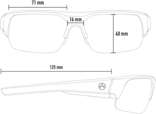 Miniatura 7 de Magpul Helix - Gafas de sol tácticas balísticas militares, gafas de disparo para hombres y mujeres Negro