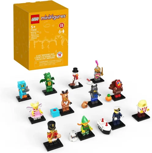 LEGO Minifigures Series 23 Paquete de 6 juguetes de construcción 71036; regalo coleccionable para niños y niñas a partir de 5 años (paquete de 6