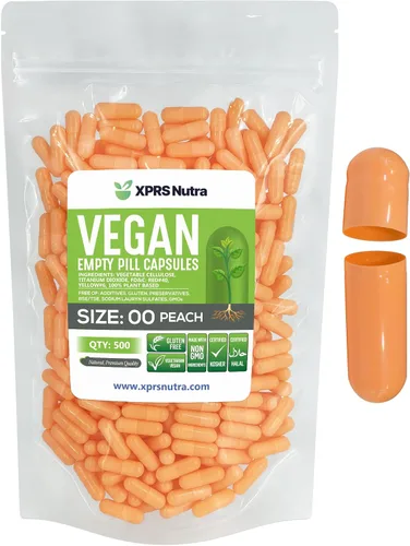 Miniatura 9 de XPRS Nutra Cápsulas vacías de tamaño 00 – 100 cápsulas veganas vacías – Pastillas vacías vegetarianas – Relleno de cápsulas vegetales DIY