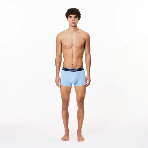 Miniatura 2 de Lacoste Traje de baño de algodón elástico tricolor para hombre, paquete de 3