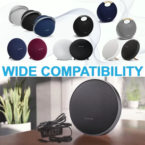 Miniatura 4 de HQRP - Cargador de repuesto de 19 V y 65 W - Compatible con Harman Kardon Onyx Studio 1 2 3 4 5 6 7 Altavoz Bluetooth inalámbrico - Adaptador