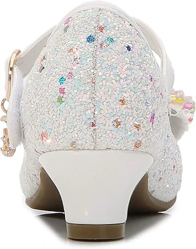 Miniatura 6 de Cadidi Dinos Zapatos de vestir para niñas, zapatos de fiesta de boda, zapatos de tacón Mary Jane Princesa (bebéniño pequeñoniño grande)