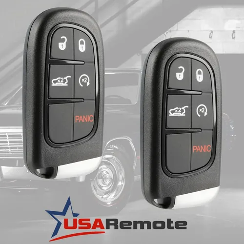 Miniatura 2 de USARemote Control remoto inteligente de entrada sin llave para Jeep Cherokee 2014-2019 (negro, plástico, SUV, GQ4-54T)
