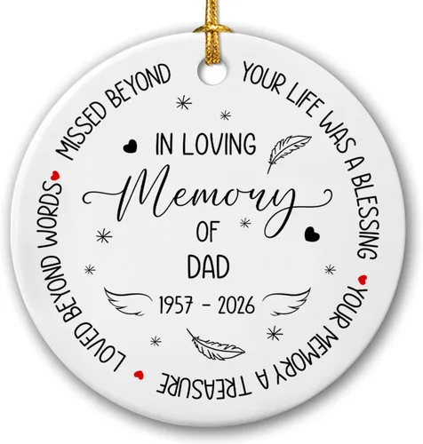 Miniatura 22 de Those We Love Don't Go Away - Adorno de cerámica conmemorativo, regalos de condolencias, regalos de duelo, adorno de recuerdo conmemorativo, Adorno