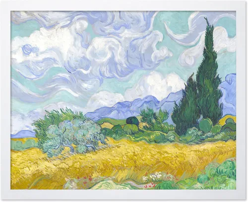 Miniatura 29 de Poster Master Póster clásico de Van Gogh, impresión impresionista vintage, regalo para artista, pintor, autorretrato, sombrero de paja, dibujo
