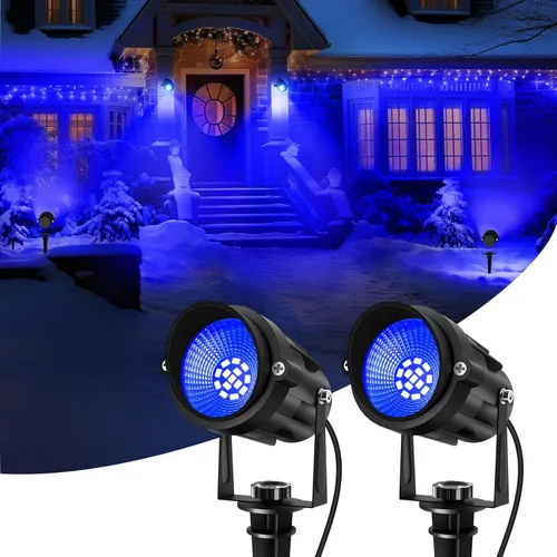 Miniatura 9 de Foco LED para exteriores del atardecer al amanecer, iluminación de paisaje al aire libre con sensor de fotocélula, luces blancas cálidas de 3000 K