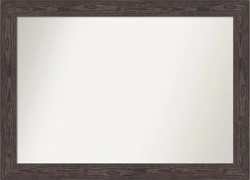 Miniatura 234 de Amanti Art Espejo personalizado, espejo de baño negro puente, espejo de pared o espejo de tocador de baño sobre el fregadero (26 x 26 pulgadas)