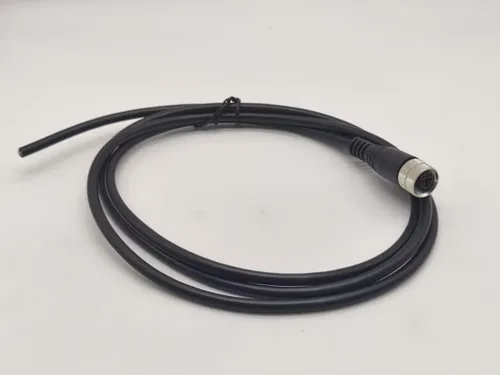Miniatura 29 de Elecbee Cable M12 A-Code Conector recto de cabeza hembra individual Cable eléctrico de enchufe de aviación (cable de 12 pines 1M/3.3 pies)