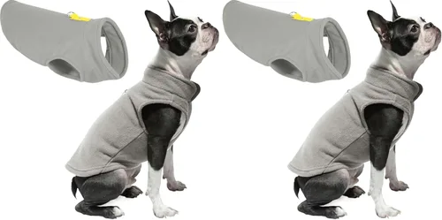 Miniatura 11 de Gooby Chaleco de Forro Polar Suéter para Perro - Azul, X-Large - Chaqueta Pullover Cálida de Forro Polar con Anilla en O para Correa para Perros