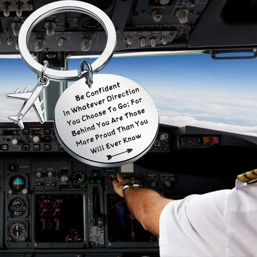 Miniatura 7 de LQRI Future Pilot Gift - Nuevo regalo de piloto regalo de graduación de piloto ten confianza en cualquier dirección que elijas ir Medio