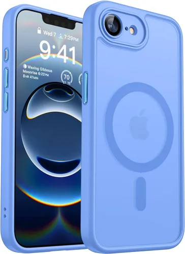 Miniatura 136 de CANSHN Funda magnética compatible con iPhone 17 Pro, mejorada [protección completa de la cámara] [compatible con Magsafe] [mate translúcido] funda