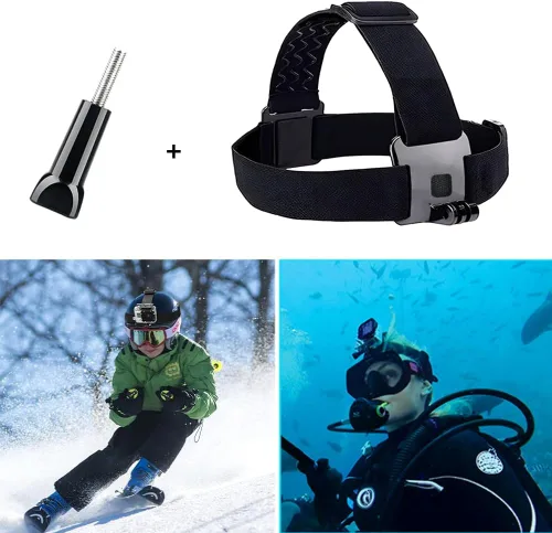 Miniatura 3 de Kit de accesorios para GoPro Hero 13 12 11 10 9 8 Max 7 6 5 4 Negro GoPro 2018 Sesión Fusion Plata Blanco Insta360 DJI SJCAM APEMAN AKASO y otras