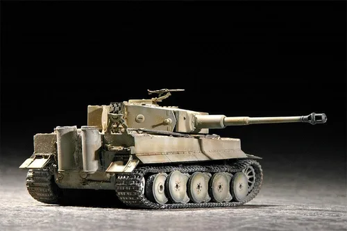 Miniatura 2 de Trumpeter 1/72 Tanque alemán Tiger I a mediados de producción