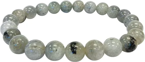 Miniatura 688 de Gem Avenue Handmade Round Bead Stretch Bracelet Unisex Natural Stone Beaded Jewelry for Men & Women, Elastic Wristband for Daily Wear