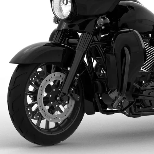 Miniatura 6 de HR3 Bajadores de carenado refrigerados por aire de color negro vivo a juego compatibles con Road Glide FLTRX 2015-2023, FLTRXS/Street Glide FLHX