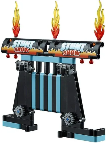 Miniatura 4 de LEGO Technic Stunt Show Truck & Bike 42106; incluye motocicleta de acrobacias, camión de juguete y remolque (P10 piezas)