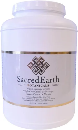 Miniatura 3 de Crema de masaje vegana (tubo de 8 onzas), sin perfume, dispersable en agua, sin aceite de nuez, sin gluten y solo contiene aceites y extractos