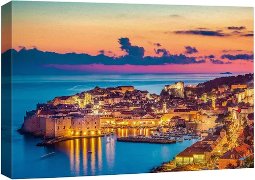 Miniatura 57 de Impresiones en lienzo para pared, hermoso paisaje/paisaje, puesta de sol sobre campo de trigo, arte moderno para decoración del hogar/arte de pared
