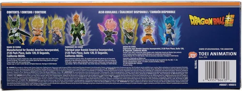 Miniatura 20 de Dragon Ball Super Dragon Ball Adverge SS Blue Goku, SS Rose Goku Black y Golden Freiza Mini Figura de 2.5 Pulgadas Paquete de 4