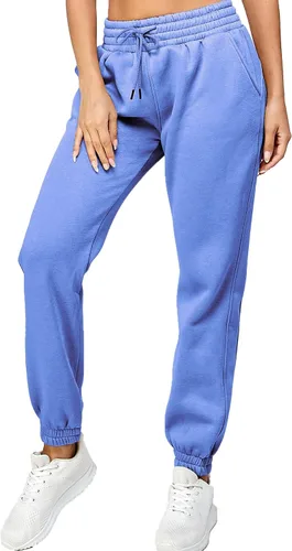 Miniatura 64 de IUUI Pantalones deportivos de cintura alta para mujer, con bolsillos, de algodón, holgados, atléticos