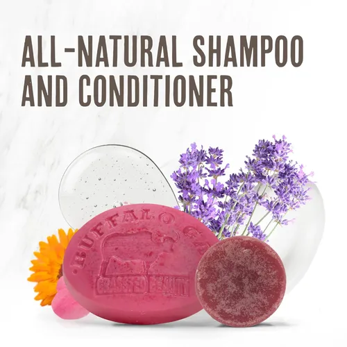Miniatura 3 de MSM Barra de champú + barra de acondicionador de cabello hialurónico, champú y acondicionador de barra sólida para el crecimiento del cabello, sin