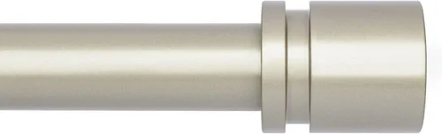 Miniatura 17 de Byondeth - Cortineros para ventanas de 16 a 88 pulgadas, longitud ajustable, 1 pulgada de diámetro, cortinero con remates de aluminio, níquel Níquel
