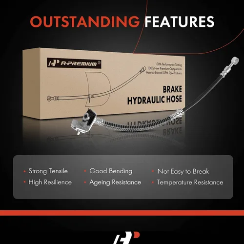 Miniatura 6 de A-Premium Manguera hidráulica de freno del acompañante compatible con los modelos Hyundai y Kia - Tucson 2005-2009, Sportage 2005-2010