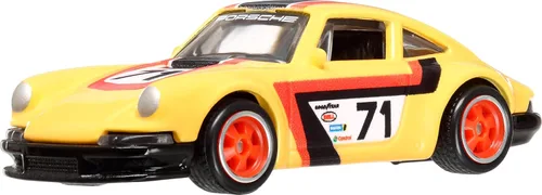 Miniatura 9 de Hot Wheels Vehículo de juguete Premium Car Culture Circuit Legends, escala 1:64 de fundición BMW M1 Procar, Exotic Envy, llantas Real Riders, chasis