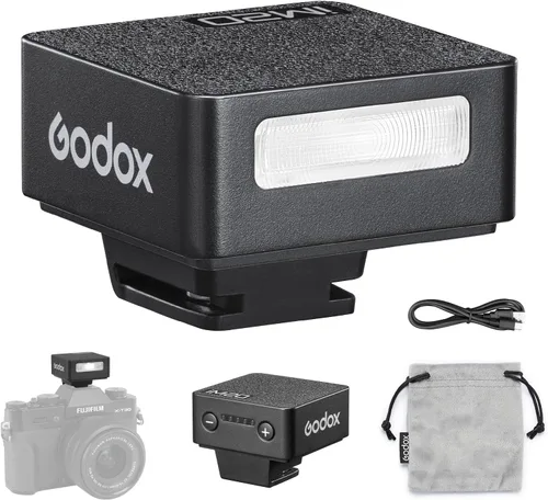 Godox iM20 Mini flash para cámara con batería de 470 mAh 440 flash de potencia completa 5 niveles Mini flash Speedlite para Sony zve10 Sony zv1