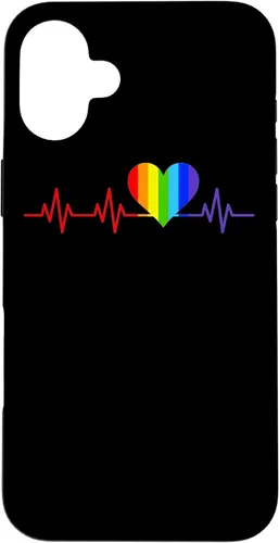 Miniatura 22 de iPhone SE (2020) / 7 / 8 Gay Heartbeat Pride Flag Gift And Queer LGBTQ Rainbow Estuche de regalo