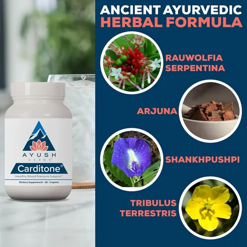 Miniatura 4 de Carditone, 60 cápsulas Ayush Herbs, 891501001111, Blanco, 1, 1