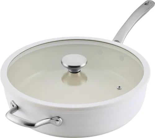 Miniatura 18 de Circulon Halo con LaserDefense - Sartén antiadherente de cerámica con mango auxiliar y tapa, fabricada sin PFAS, compatible con todas las estufas