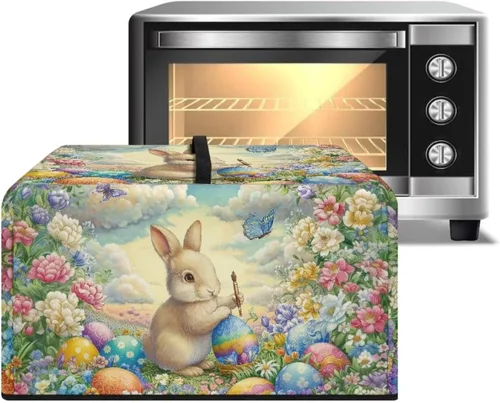 Miniatura 21 de Cubierta de horno de microondas de convección para encimera, tostadora, horno, protector de electrodomésticos para decoración de cocina del hogar