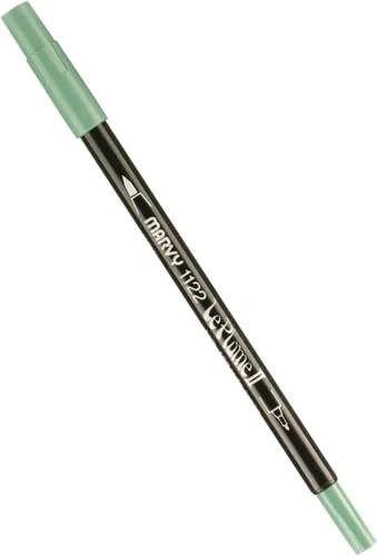 Miniatura 63 de Uchida 1122-C-3 Marvy Extra Fine Tip Le Plume II Rotulador de doble punta, azul