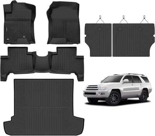 Miniatura 50 de Alfombrillas de piso Naibeve para Ford Edge 2015 2016 2017 2018 2019 2020 2021 2022 2023 2024 2025 - Ajuste personalizado para todo clima