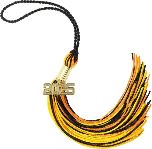 Miniatura 500 de Borla de graduación Aqua 2022, todos los colores escolares disponibles, fabricada en Estados Unidos