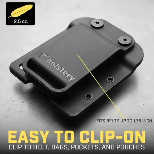 Miniatura 5 de Holstery DriverMaster - Soporte para cinturón de herramientas con clip, funda de gancho simple para taladro inalámbrico, impacto, clavadora, cinta