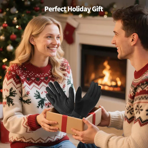 Miniatura 8 de Guantes térmicos mejorados para hombres y mujeres, guantes finos y recargables con calefacción, compatibles con pantalla táctil, carga rápida, larga