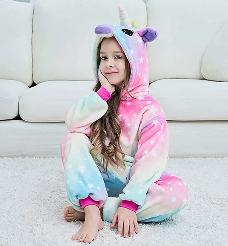 Miniatura 3 de Pijama de una pieza de unicornio para niños, disfraz de Halloween