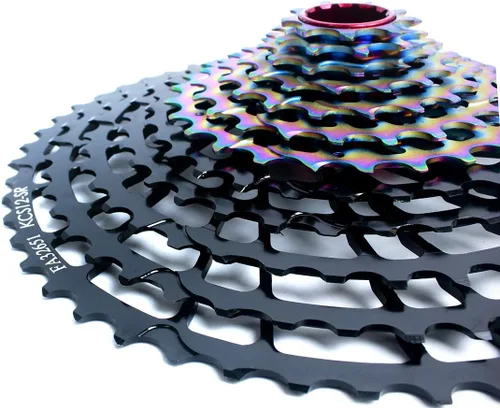 Miniatura 8 de KCNC Mountain E-Bike Cassette de bicicleta 12 velocidades 9-52T para Sram XD Eagle XX1/XO1/GX 12s Uso más ligero solo 11.53 oz (negro)