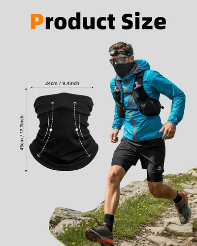 Miniatura 4 de Xeoxarel Neck Gaiter, 7 Pack Cooling UV Protection, Bandana Face Mask Scarf for Men and Women
