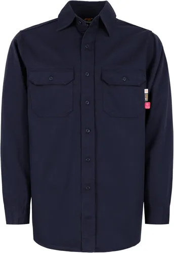 Miniatura 8 de KONRECO FR Camisas de botones para hombre con resistencia al fuego HRC2 Camisas de soldadura para hombre