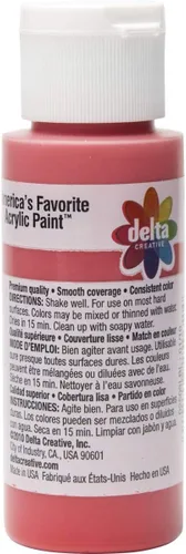 Miniatura 2 de Delta Creative Ceramcoat - Pintura acrílica en varios colores (2 onzas), 2503, rojo brillante