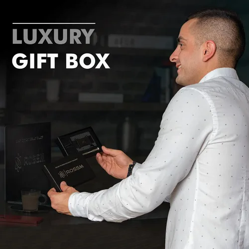 Miniatura 9 de ROSSM Cartera minimalista para hombre - Cartera delgada RFID para hombre - Cartera delgada de fibra de carbono y metal para tarjetas y dinero