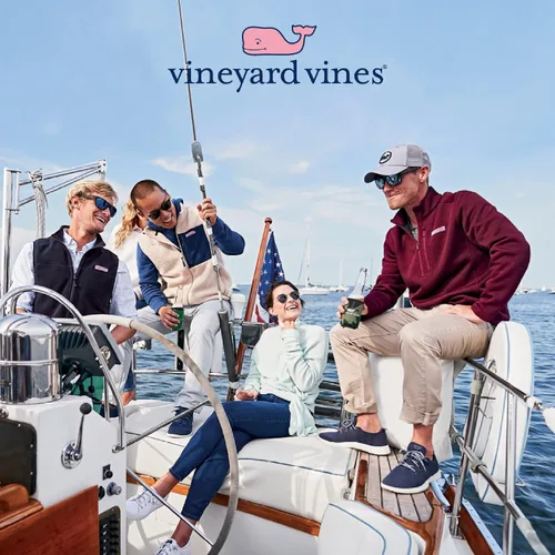 Miniatura 6 de vineyard vines Pantalón chino Breaker para hombre con corte ajustado