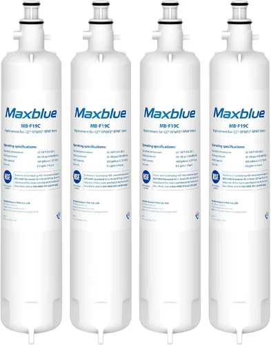 Miniatura 10 de Maxblue Filtro de agua de repuesto para refrigerador GE® RPWFE®, RPWF (con CHIP), compatible con WSG-4, WF277, GFE28GMKES, PFE28KBLTS, GFD28GSLSS