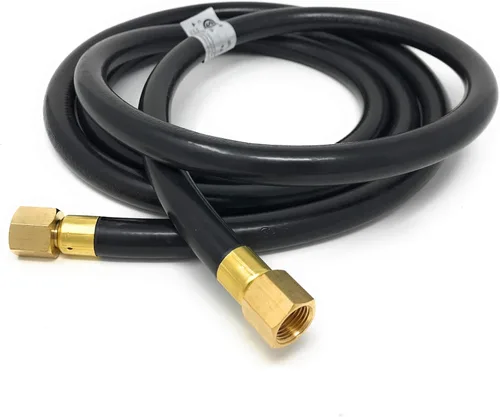 MI MADOL IMPORTS, LLC MADOL Conjunto de manguera de gas propano LP de 8 pies – 3/8 pulgadas hembra flare x 3/8 pulgadas hembra de acoplamiento de