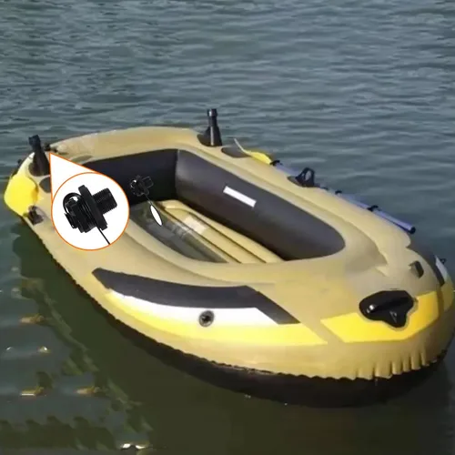 Miniatura 6 de Aifeier ET 2 válvulas de aire de barco inflable, válvula Boston de repuesto de inflado unidireccional para balsa inflable de goma, balsa bote