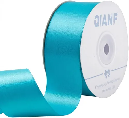 Miniatura 53 de QIANF Cinta plateada de satén de doble cara de 1-1/2 pulgadas para envolver regalos, lazos para el pelo, hacer cintas para el cabello, bandas