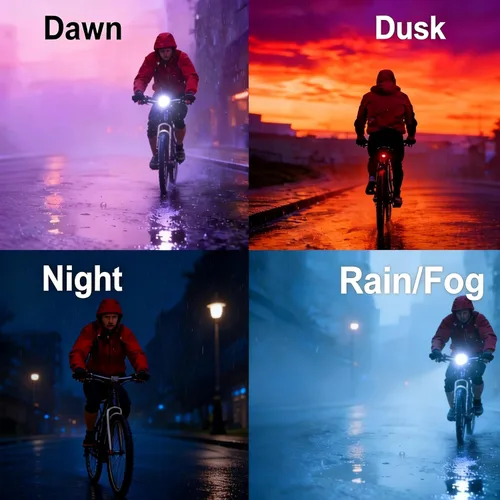 Miniatura 5 de Super Bright Bike Lights for Night Riding - Front and Rear LED Bicycle Lights for Road and Mountain Bikes& Night Safety Cycling Light